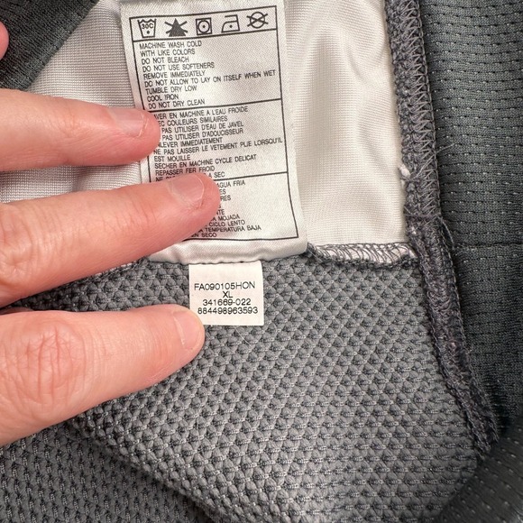 Nike Performance Youth Gray Hoodie XL 18-20 Orange White Accents Retro Swoosh a - Picture 3 of 10